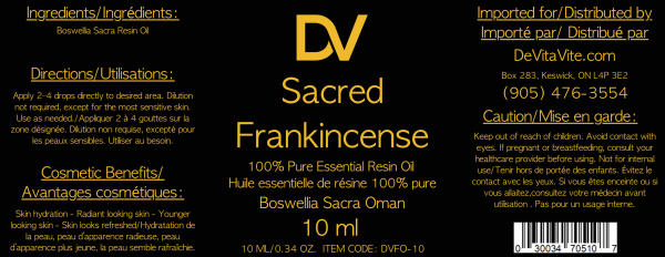 Frankincense Oil (Sacra) 10 ml