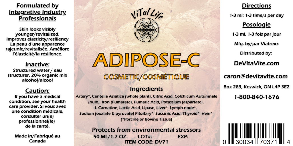 (Soon to Expiration) Vital Life Adipose-C