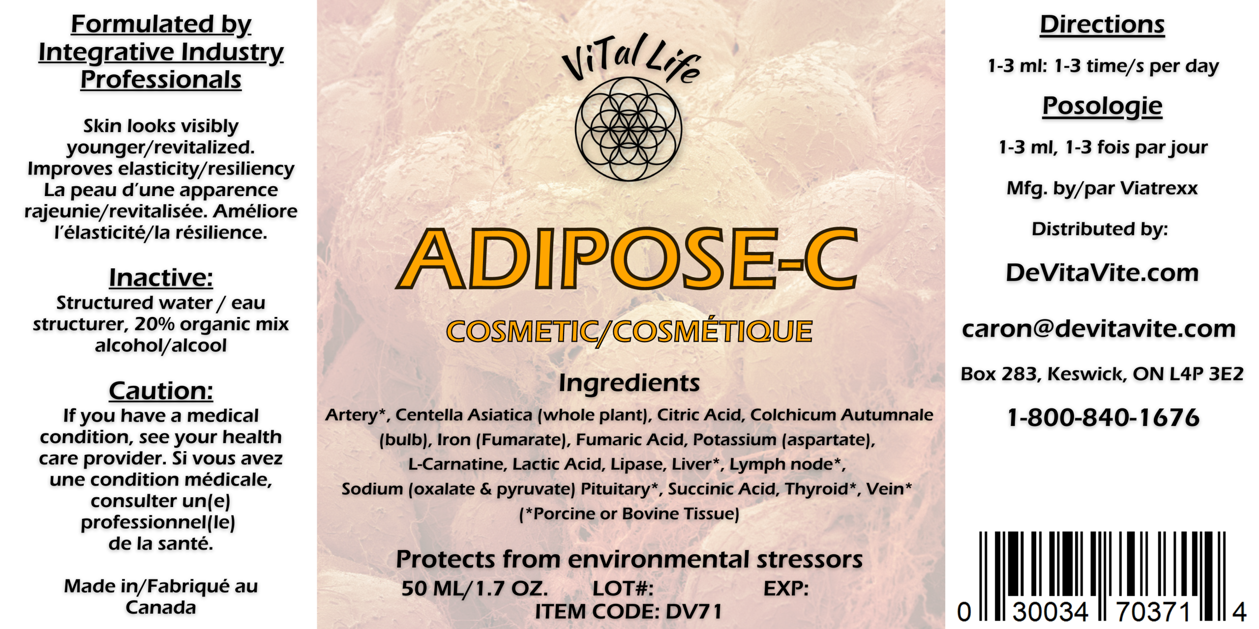 Vital Life Adipose-C - Image 1