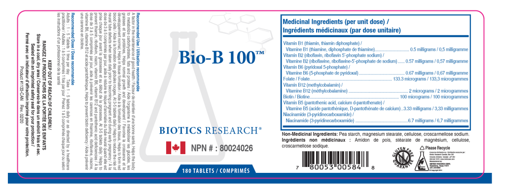 Bio-B-100 (Yeast Free)