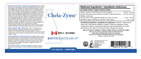 Chela-Zyme 270T – Biotics Research Canada