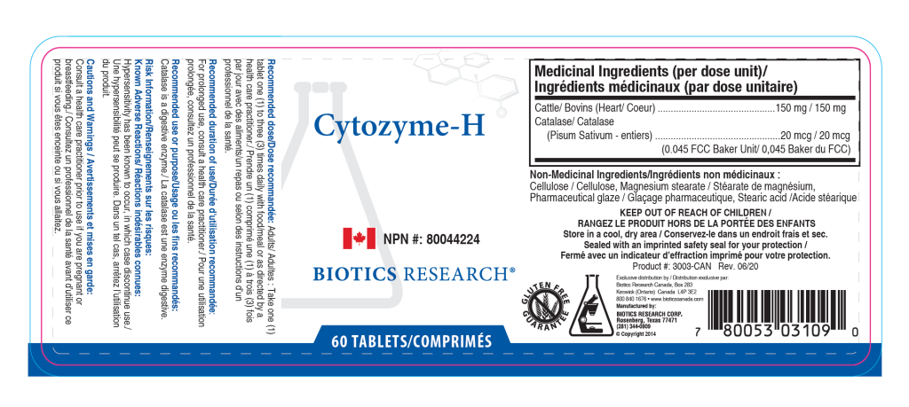 Cytozyme-H (Heart)