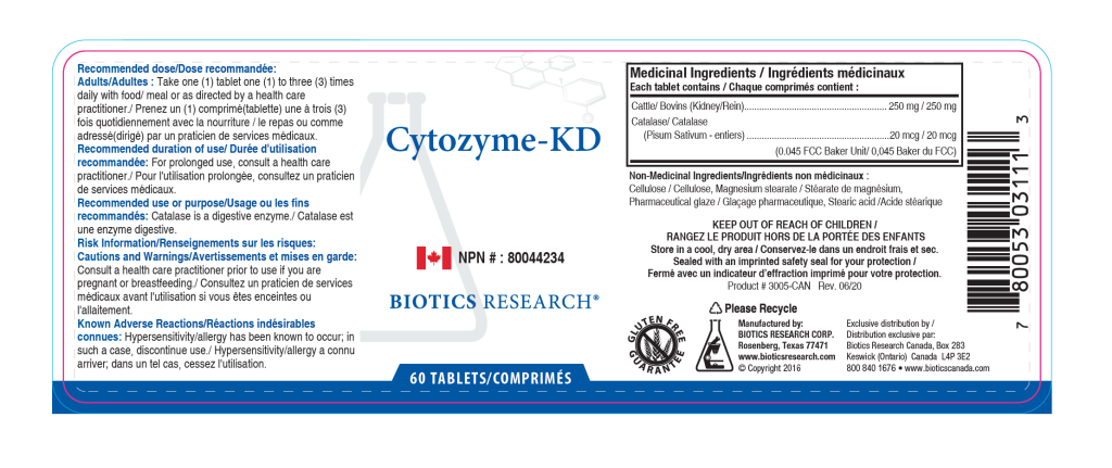 Cytozyme-KD (Kidney)