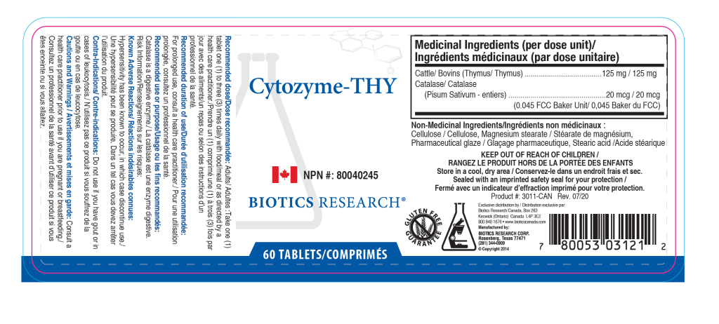 Cytozyme-THY (Thymus)