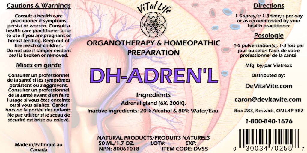 Vital Life-DH-enal (DH-ADREN'L)