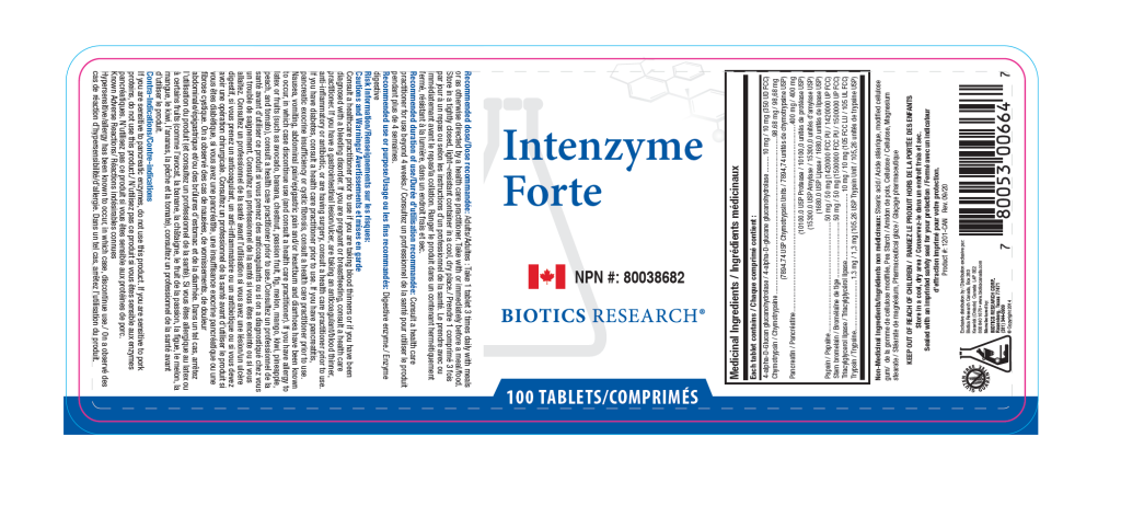 Intenzyme Forte 100T