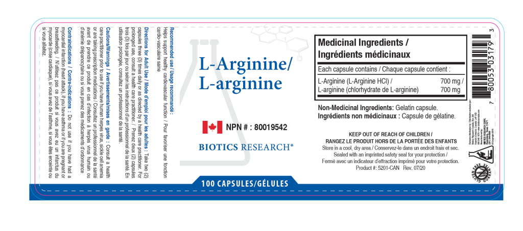 L-Arginine (DISCONTINUED AFTER THIS LOT)