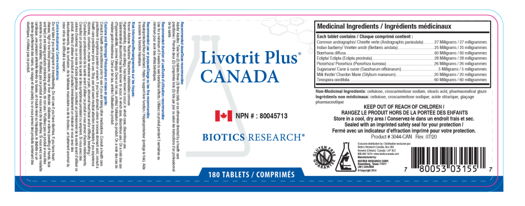 Livotrit Plus Canada