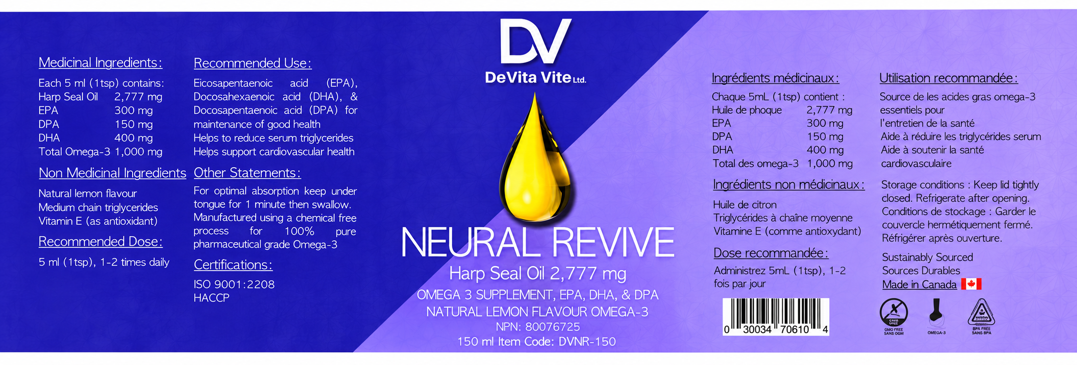 Neural Revive Harp Seal Oil - Image 4