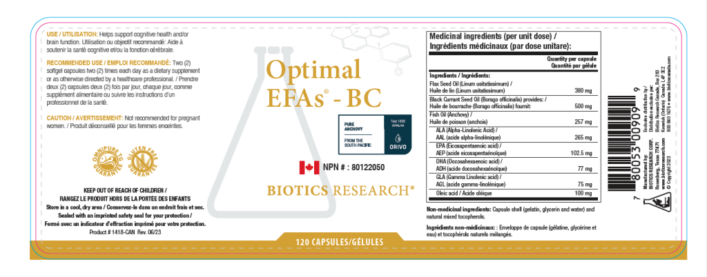 Optimal EFAs BC
