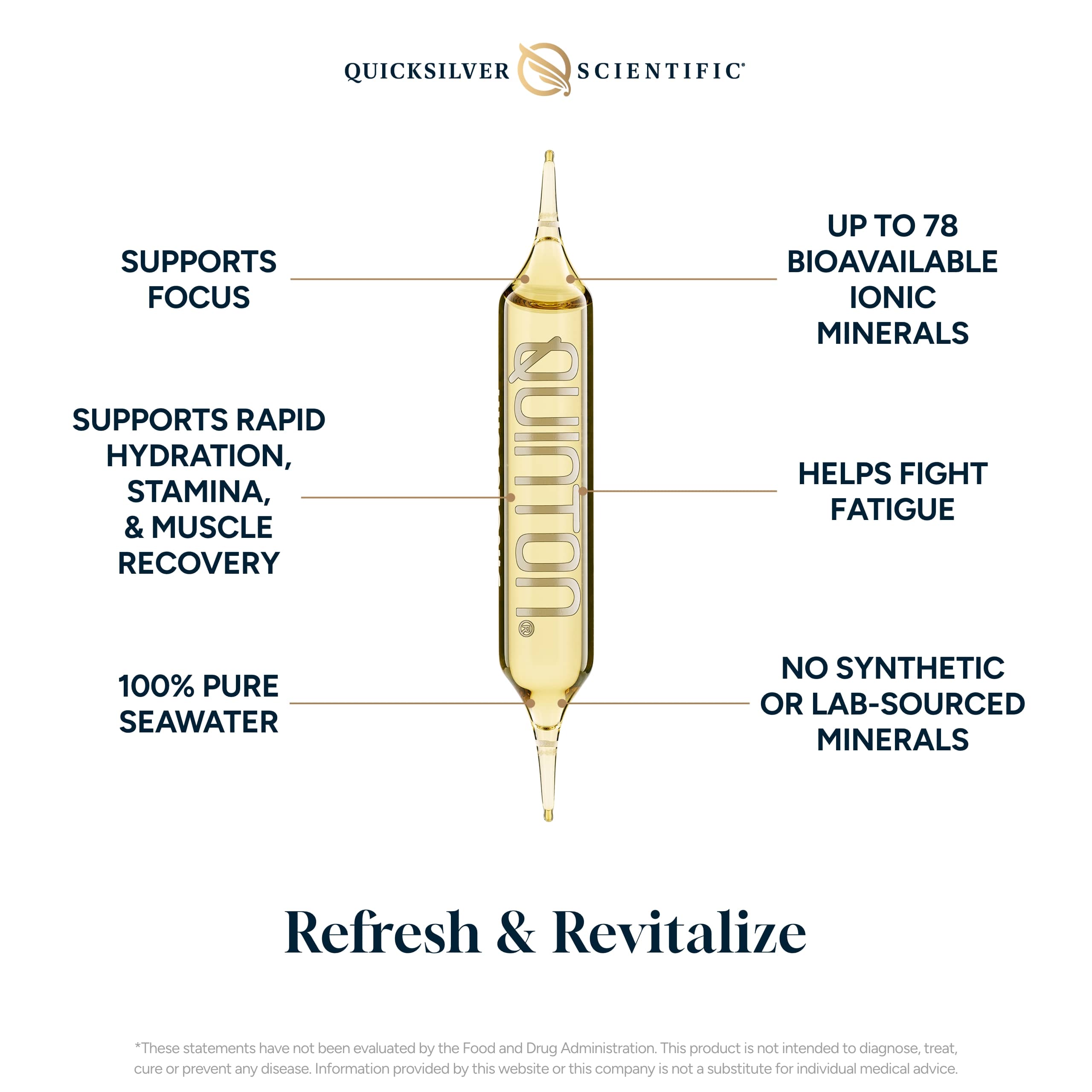 Quinton Hypertonic Seawater Electrolytes - 30 Ampoules, 10 ml (liquid) each - Image 2