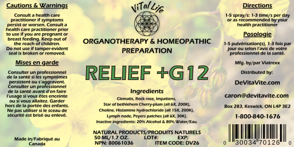 Vital Life-Relief+G12