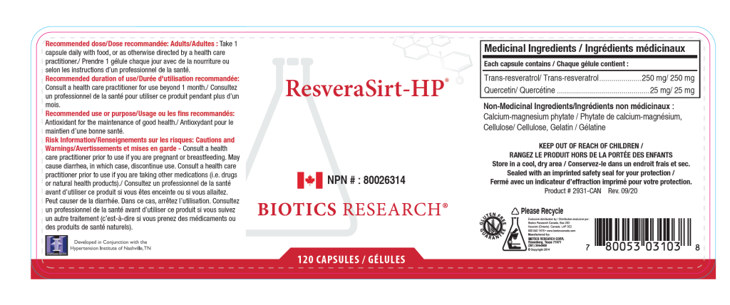 ResveraSirt-HP 120C