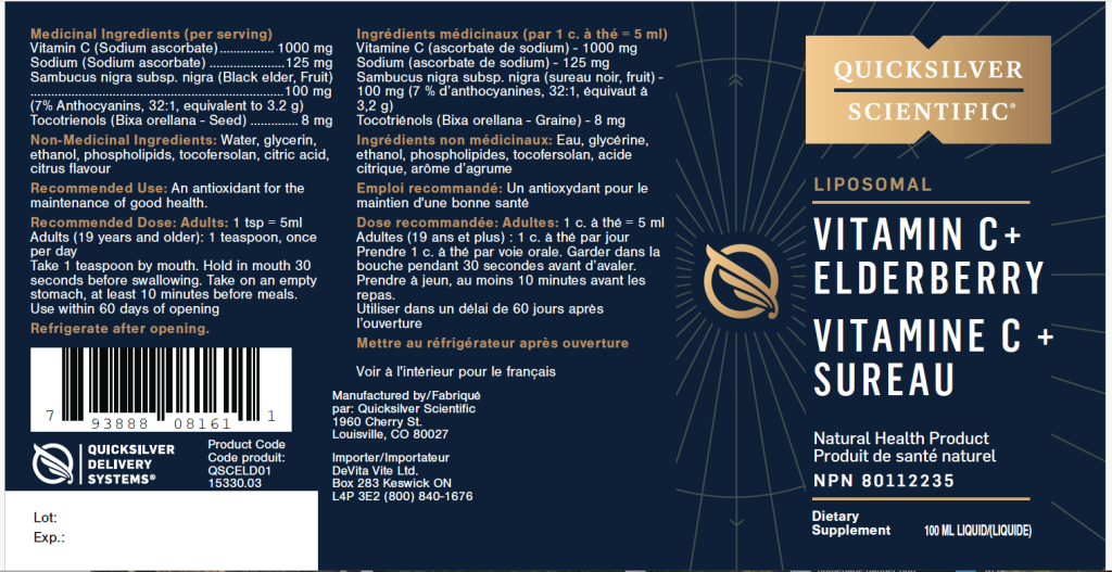Liposomal Vitamin C+ Elderberry