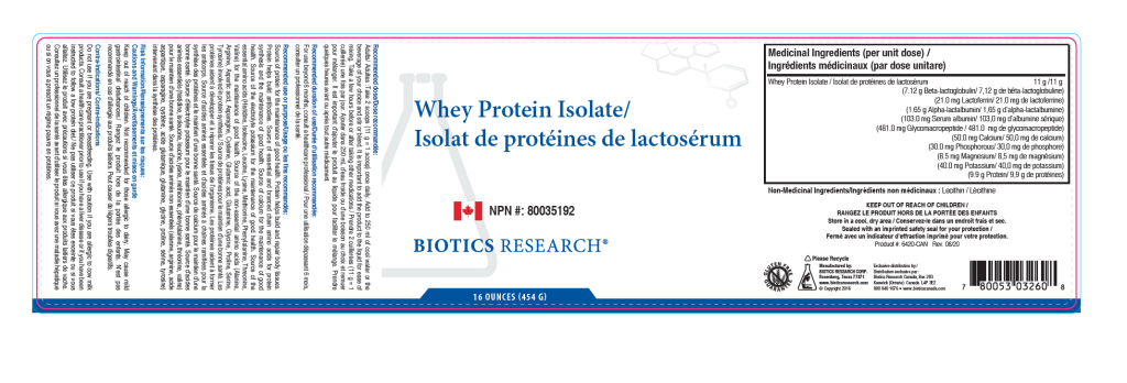 Whey Protein Isolate