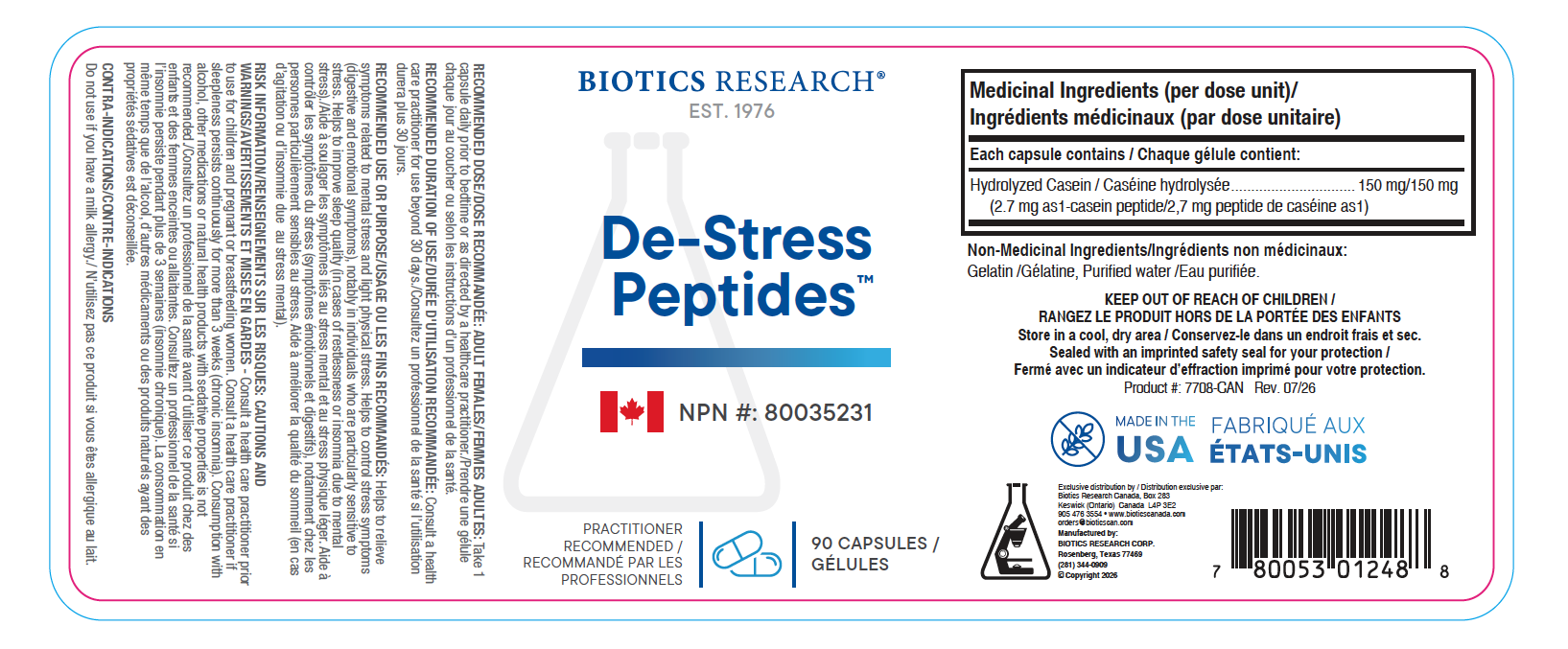 De-Stress Peptides 90C - Image 2