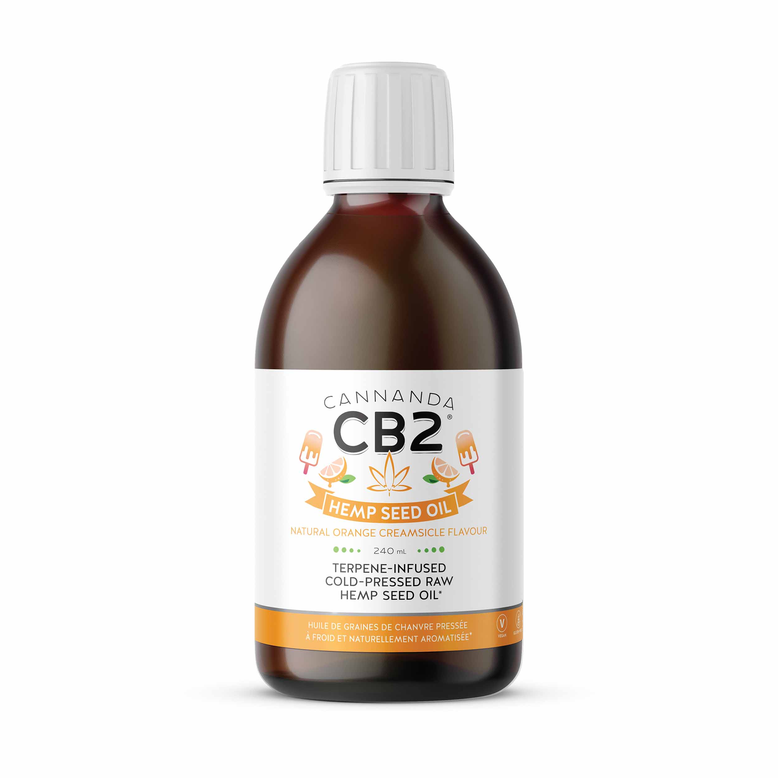 CB2 Hemp Seed Oil (Orange Creamsicle) - Image 1